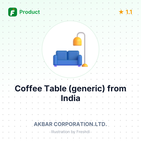 Coffee Table (generic) – summary card, no photo uploaded yet