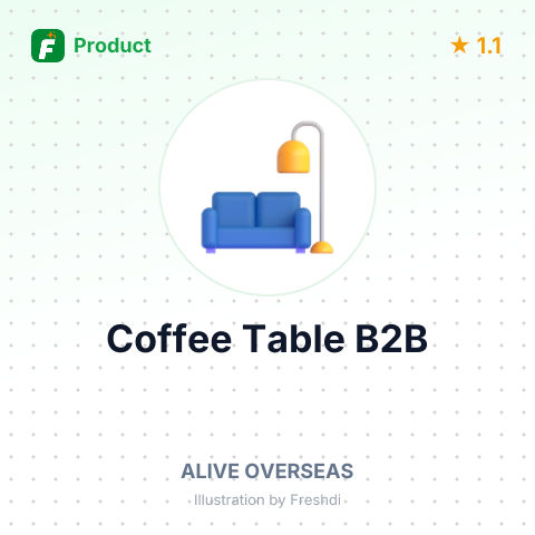 Coffee Table with Marble Top – summary card, no photo uploaded yet