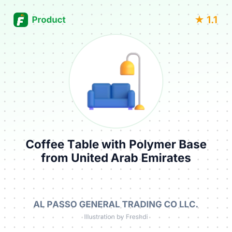 Coffee Table with Polymer Base – summary card, no photo uploaded yet