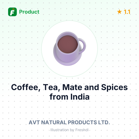 Coffee, Tea, Mate and Spices – summary card, no photo uploaded yet
