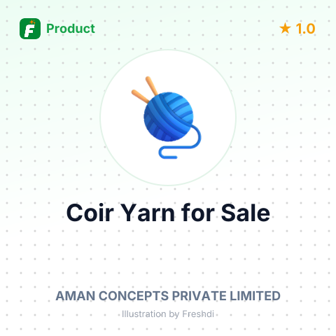 Coir Yarn (Coconut Rope) – summary card, no photo uploaded yet