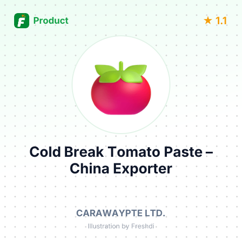 Cold Break Tomato Paste – summary card, no photo uploaded yet