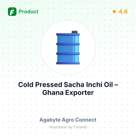 Cold Pressed Sacha Inchi Oil – summary card, no photo uploaded yet