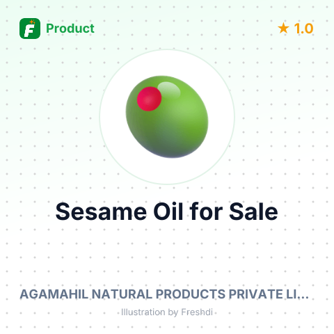 Cold Pressed Virgin Sesame Oil – summary card, no photo uploaded yet