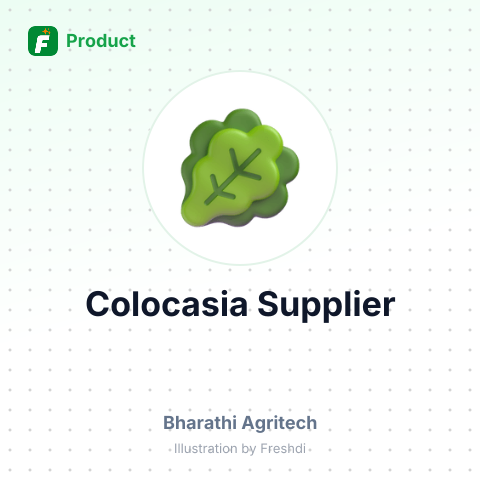 Colocasia (Taro Root) – summary card, no photo uploaded yet