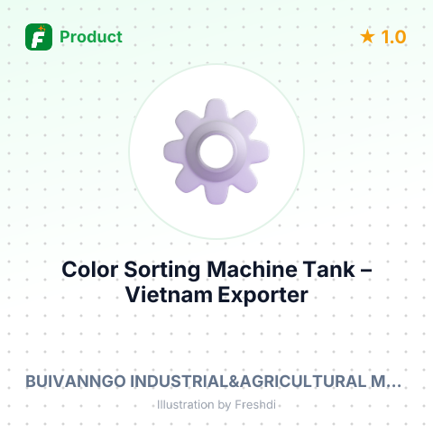 Color Sorting Machine Tank – summary card, no photo uploaded yet
