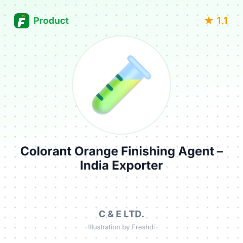 Colorant Orange Finishing Agent – summary card, no photo uploaded yet