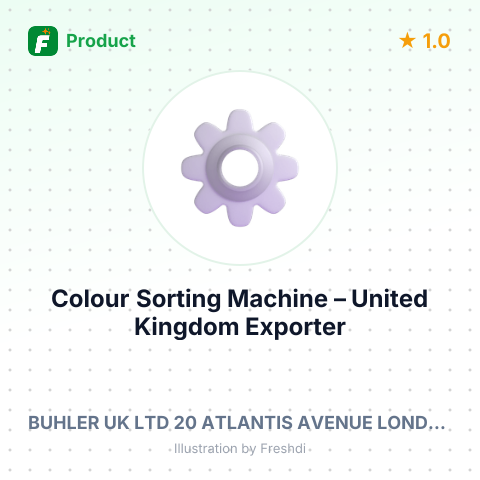 Colour Sorting Machine – summary card, no photo uploaded yet