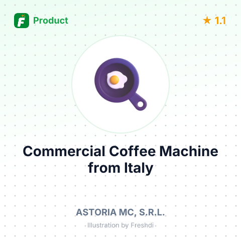 Commercial Coffee Machine – summary card, no photo uploaded yet