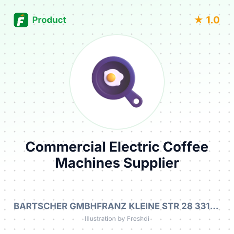 Commercial Electric Coffee Machines – summary card, no photo uploaded yet