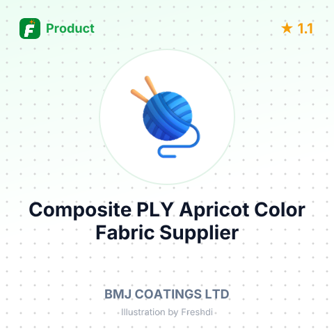 Composite PLY Apricot Color Fabric – summary card, no photo uploaded yet