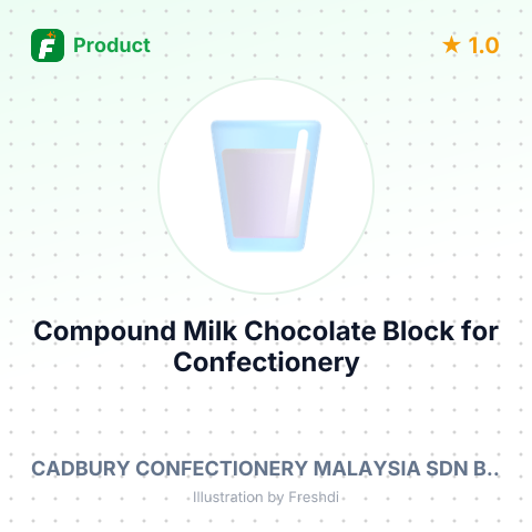 Compound Milk Chocolate Block for Confectionery Production – summary card, no photo uploaded yet