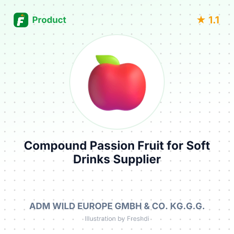 Compound Passion Fruit for Soft Drinks – summary card, no photo uploaded yet