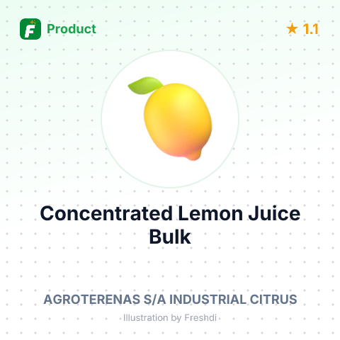 Concentrated Lemon Juice – summary card, no photo uploaded yet