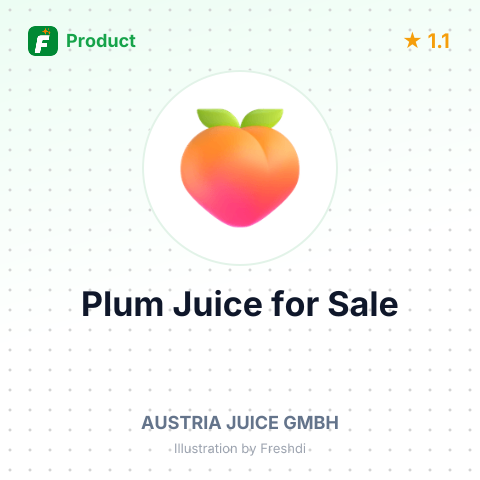 Concentrated Plum Juice – summary card, no photo uploaded yet