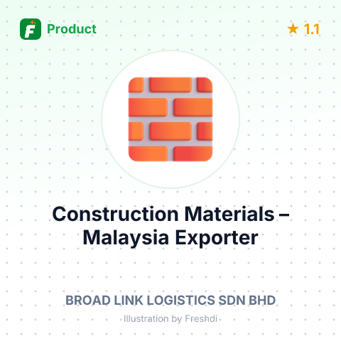 Construction Materials – product summary card, no photo uploaded yet