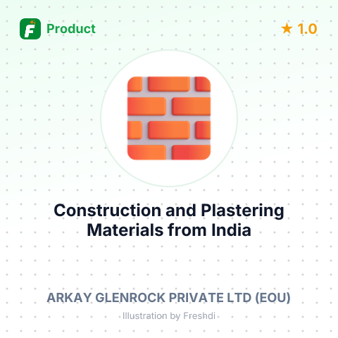 Construction and Plastering Materials – summary card, no photo uploaded yet