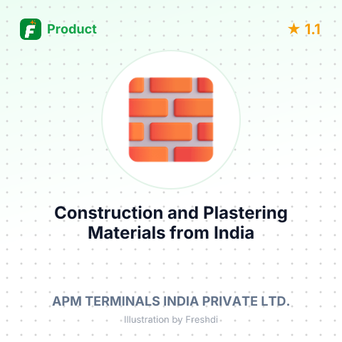 Construction and Plastering Materials – summary card, no photo uploaded yet