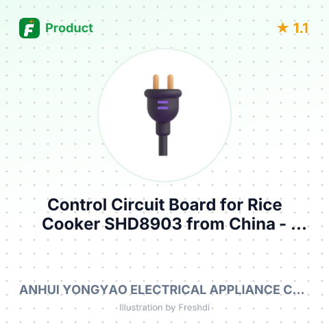 Control Circuit Board for Rice Cooker SHD8903 – summary card, no photo uploaded yet
