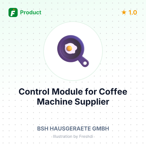 Control Module for Coffee Machine – summary card, no photo uploaded yet