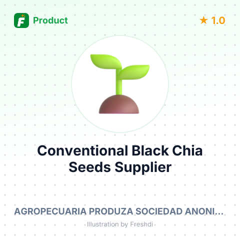 Conventional Black Chia Seeds – summary card, no photo uploaded yet