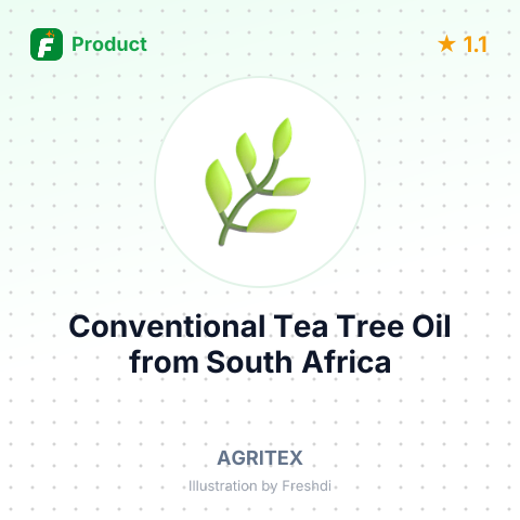 Conventional Tea Tree Oil – summary card, no photo uploaded yet