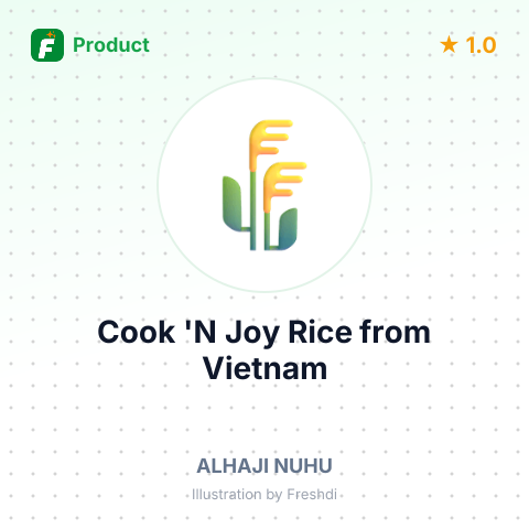Cook 'N Joy Rice – summary card, no photo uploaded yet