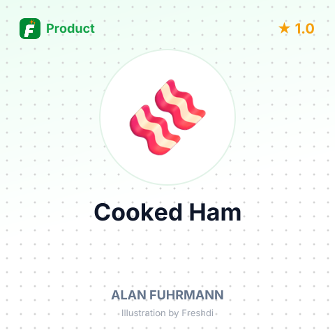 Cooked Ham – summary card, no photo uploaded yet