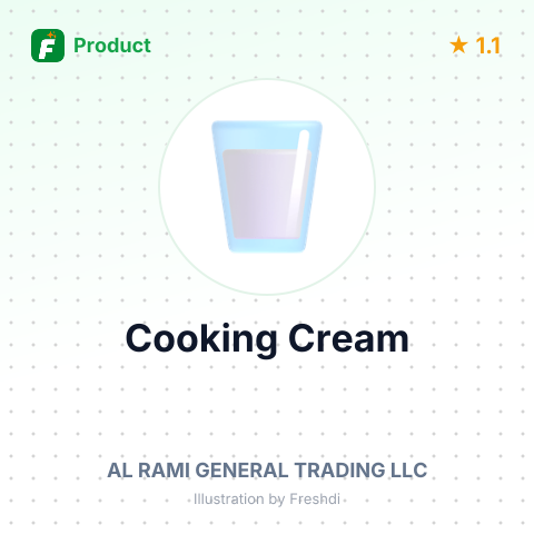 Cooking Cream – summary card, no photo uploaded yet