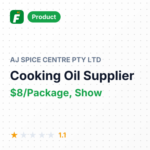 Cooking Oil – summary card, no photo uploaded yet