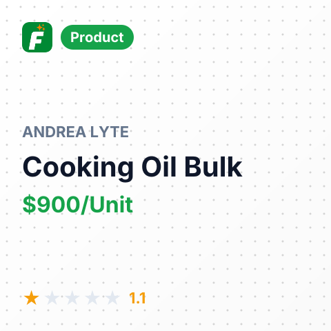 Cooking Oil – summary card, no photo uploaded yet