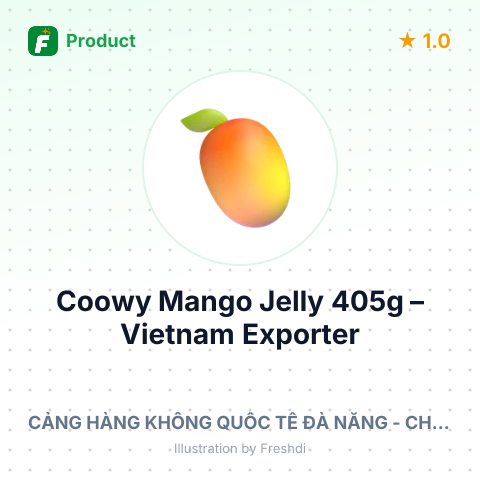 Coowy Mango Jelly 405g – summary card, no photo uploaded yet
