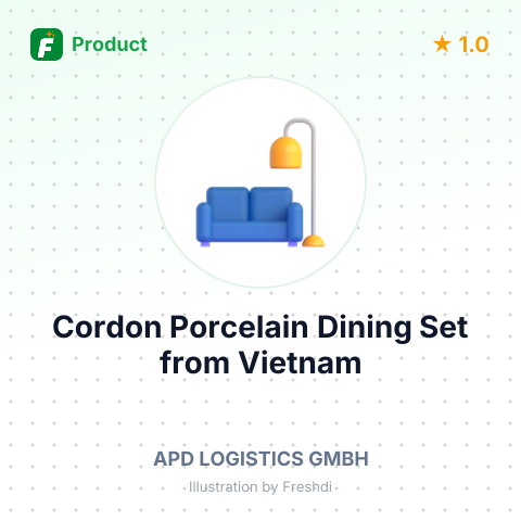 Cordon Porcelain Dining Set – summary card, no photo uploaded yet