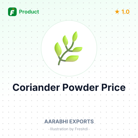 Coriander Powder – summary card, no photo uploaded yet