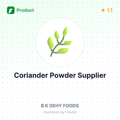Coriander Powder – summary card, no photo uploaded yet