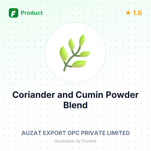 Coriander and Cumin Powder Blend – product summary card, no photo uploaded yet