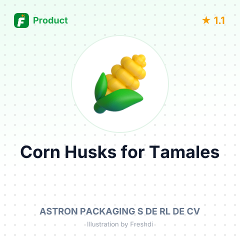 Corn Husks for Tamales – summary card, no photo uploaded yet