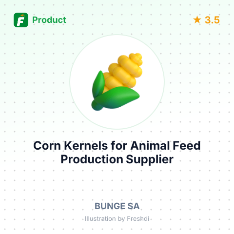 Corn Kernels for Animal Feed Production – summary card, no photo uploaded yet