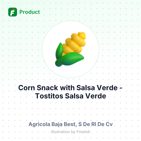Corn Snack with Salsa Verde - Tostitos Salsa Verde – summary card, no photo uploaded yet