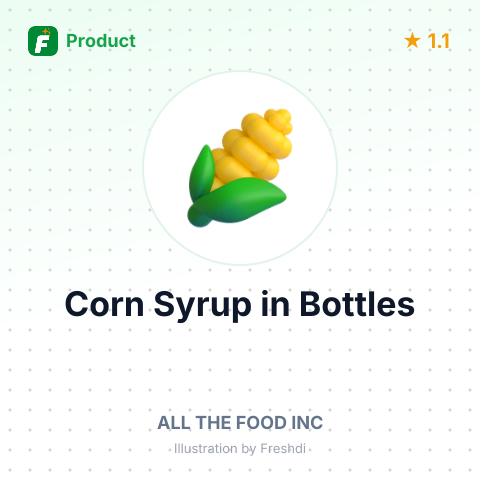 Corn Syrup in Bottles – summary card, no photo uploaded yet