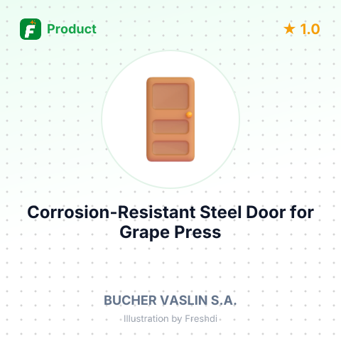 Corrosion-Resistant Steel Door for Grape Press – summary card, no photo uploaded yet