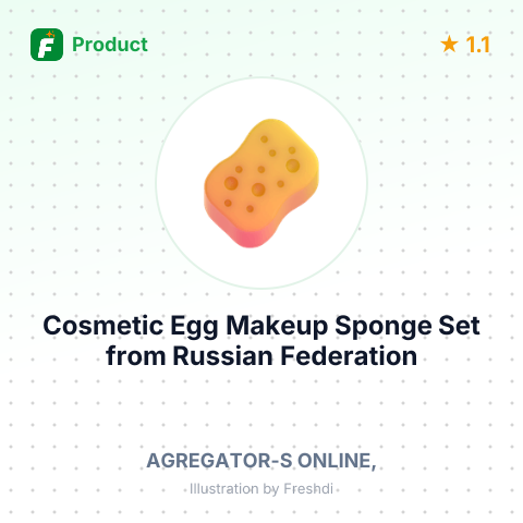 Cosmetic Egg Makeup Sponge Set – summary card, no photo uploaded yet