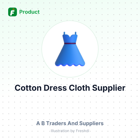 Cotton Dress Cloth – summary card, no photo uploaded yet