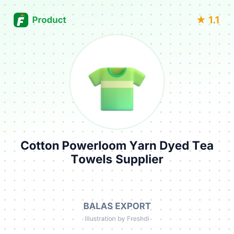 Cotton Powerloom Yarn Dyed Tea Towels – summary card, no photo uploaded yet