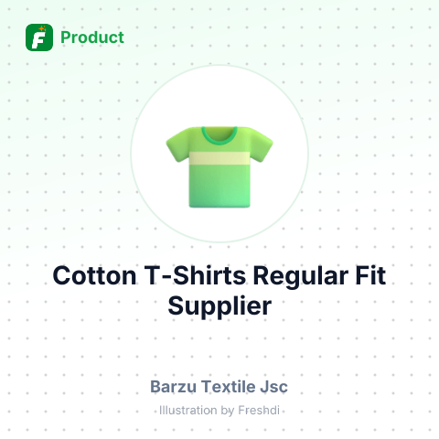 Cotton T-Shirts Regular Fit – summary card, no photo uploaded yet