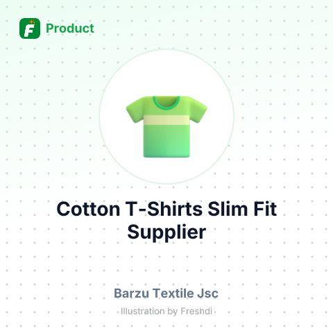 Cotton T-Shirts Slim Fit – summary card, no photo uploaded yet