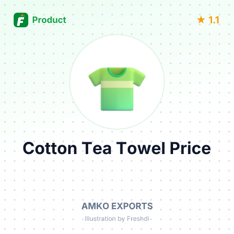 Cotton Tea Towel – summary card, no photo uploaded yet