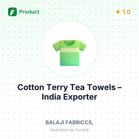 Cotton Terry Tea Towels – summary card, no photo uploaded yet