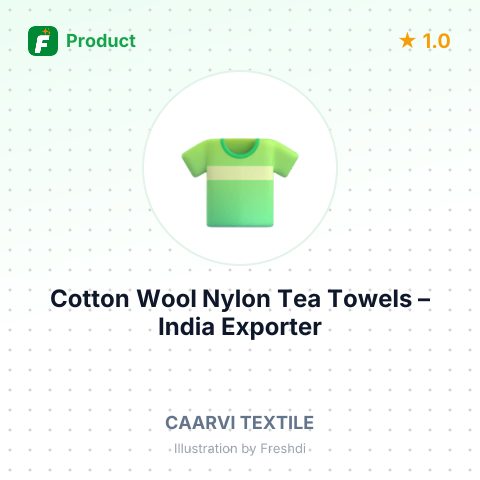 Cotton Wool Nylon Tea Towels – summary card, no photo uploaded yet
