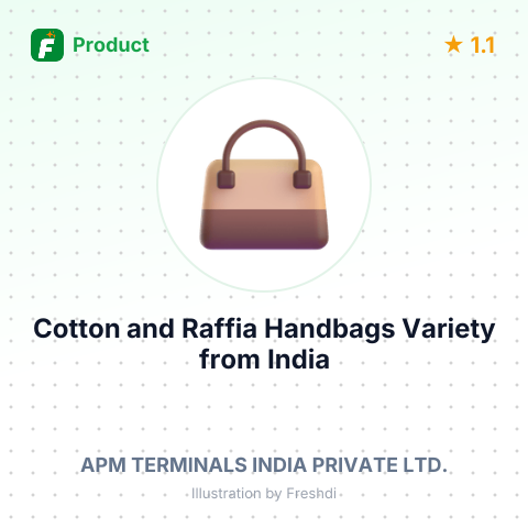 Cotton and Raffia Handbags Variety – summary card, no photo uploaded yet